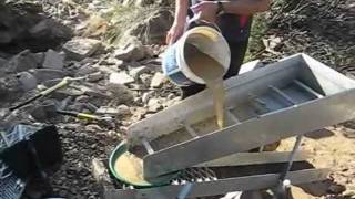 Gold panning and Highbanking at Shoalhaven River NSW Australia [upl. by Ennairek705]