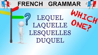 Learn French Question Words  How To Ask WHICH ONE With Lequel [upl. by Hajile]