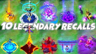 MLBB All 10 Legendary Skin Recall Effects [upl. by Sheena]