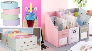 Fantastic Organizer Ideas  Desk Organizer From Cardboard And More organization [upl. by Seuqcaj]