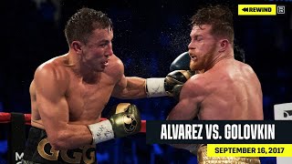 FULL FIGHT  Canelo Alvarez vs Gennadiy quotGGGquot Golovkin DAZN REWIND [upl. by Bomke]