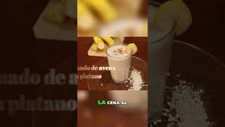 Delicioso y saludable licuado de avena con plátano Receta fácil y rápida [upl. by Ninetta]