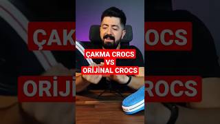 ÇAKMA CROCS VS ORİJİNAL CROCS shorts [upl. by Ihn]