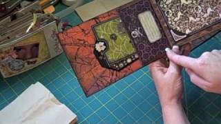 Paper Bag Mini Album Tutorial [upl. by Assenar]