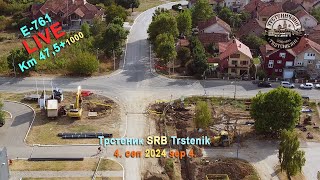 MORAVSKI KORIDOR E761 km 4751000 LIVE RASKRSNICA KOD RODE–Izmešt infrastrukture 4 sep 2024 [upl. by Schroer]