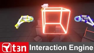 Leap Motion Demo der Interaction Engine Blocks [upl. by Delainey]