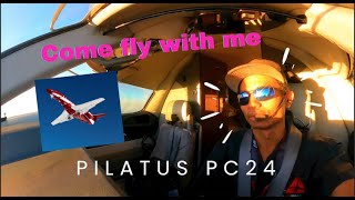 Come fly with me PC24 Pilatus Jet [upl. by Naimad449]