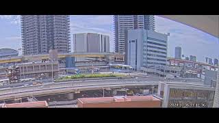 阪神高速3号神戸線 京橋PA付近 ライブカメラ Japan Hanshin Expressway No3 Kobe Line Kyobashi rest area near Live Camera [upl. by Primo]