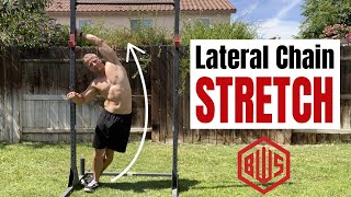 Lateral chain stretch reduce low back pain with this stretch [upl. by Ecirahs623]