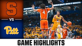 Syracuse vs Pitt Game Highlights  202324 ACC Men’s Basketball [upl. by Clint623]