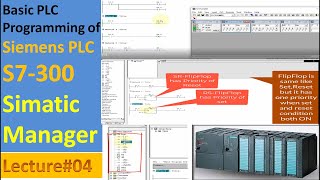 04Basic Siemens PLC Programming S7300 in Simatic Manager Software  Siemens PLC Course  Bit Logic [upl. by Sardella]