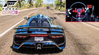 Forza Horizon 5  MERCEDESAMG ONE Looks Sound Top speed Steering Wheel Gameplay 4K [upl. by Pyne852]