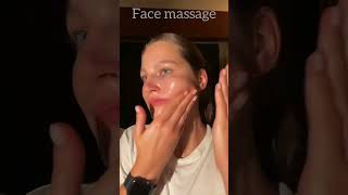 Full Face Lift  Selfloving massageshortsyoga fitness viral [upl. by Pell297]