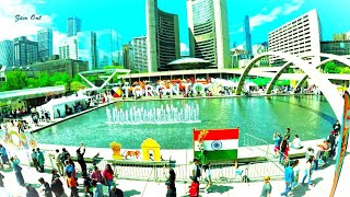 【4K — Toronto Multicultural 2024】Flavors amp Arts of India  Nathan Phillips Square 【Canada —May Vlog】 [upl. by Ymmak858]