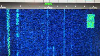 27750 MHz FM and 27800 MHz FM Data Bursts  Paging Signals Unknown Source W3HFU SDR 09192024 [upl. by Culbert]