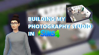 PHOTOGRAPHER BUILDS HER PHOTOGRAPHY STUDIO IN THE SIMS 4 [upl. by Aysab]