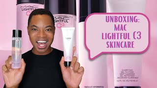 Lightful C3  Unboxing MAC Lightful C3 Skincare [upl. by Ppik]