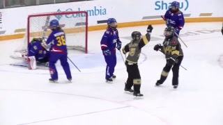 2019 CWG  Ringette  Game 28  BC vs MB [upl. by Stearn]