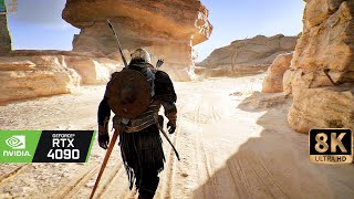 8K AC Origins RTX4090 Raytracing  Extreme max Settings  ULTRA GRAPHICS SHOWCASE [upl. by Eolhc]