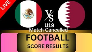 Resultado del marcador de fútbol en vivo Qatar U19 vs México U19  Partido amistoso  2024 [upl. by Karoly]