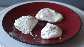 Perfect Poached Egg in 90 Seconds  Easy Poached Egg Recipe [upl. by Sofko]