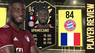 CHEAP VARANE 84 IF UPAMECANO REVIEW  FIFA 22 Ultimate Team [upl. by Lindholm]