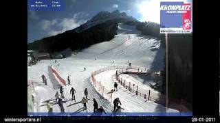 Kronplatz Furkelpass webcam time lapse 20102011 [upl. by Arayc]