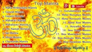 Top 19 Mantras  Full Songs   Shiv mantra  Ganesh Mantra  Sai Mantra  Hanuman Mantra [upl. by Heeley]