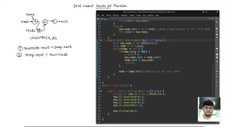 32 Insert Node at specific position in Linked List [upl. by Nicholle]