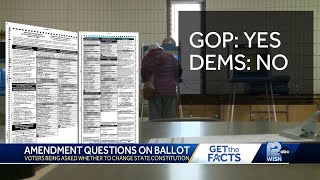 Wisconsin voters will see 2 constitutional amendments on Aug 13 primary ballot [upl. by Adnohr]