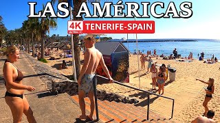 TENERIFE  PLAYA DE LAS AMÉRICAS  What is the Current Situation ☀️ 4K Walk ● December 2023 [upl. by Faunia885]