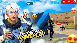 New S18 Booyah Pass with Best Bundle Wall Skins🤫 amp Many More 😏 Op 1 Vs 4 Gameplay 🎯 Free Fire [upl. by Airalav]