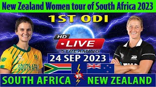 South Africa Women vs New Zealand Women  SA W vs NZ W Live  1st ODI Match  Cricket Info Live [upl. by Arquit]