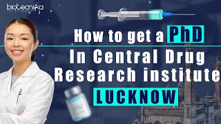 How To Get a Phd From CDRI  Central Drug research Institute Lucknow [upl. by Nihi514]