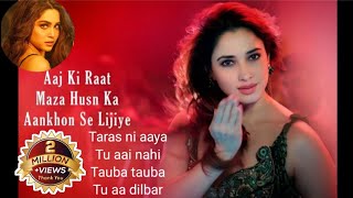 Aaj ki raatTarasTu aai nahiTauba taubaTu aja dilbar Bollywood super hit songs 2024viralsongs [upl. by Demetrius]