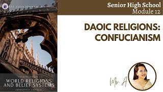 Daoist Religion Confucianism Taglish Video Lesson [upl. by Candace]