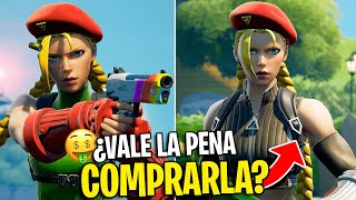 ¿VALE la PENA COMPRAR la SKIN de CAMMY de STREET FIGHTER en FORTNITE 💵❓ GAMEPLAY Y REVIEW [upl. by Sisenej499]