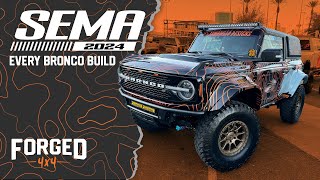 EVERY Ford Bronco at SEMA SHOW 2024 [upl. by Mohamed]