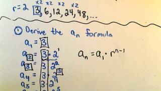 Geometric Sequences A Formula for the n  th  Term  Part 1 [upl. by Orna]