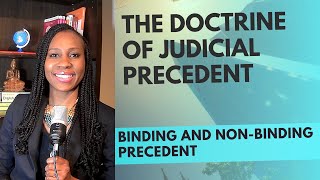 Binding Precedents and the Doctrine of Judicial precedent [upl. by Ode]