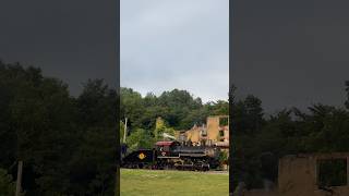 Wilmington amp Western 58 Steam Locomotive at Yorklyn Mills DE 742024 steamlocomotive steamtrain [upl. by Solokin183]