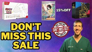 DONT MISS THIS SALE Jump on These Pokémon Products and Singles for UNDER MARKET PRICES [upl. by Saerdna148]