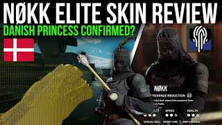 Nøkk Elite skin ingame review  Rainbow Six Siege [upl. by Wilburn]