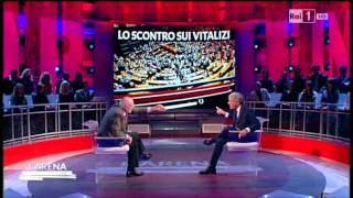 Caino contro Caino Giletti lArena del 822015 [upl. by Seamus]