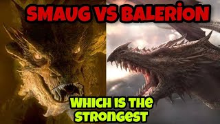 SMAUG VS BALERİON WHO WINS Rings of power House of the dragon [upl. by Cletus]