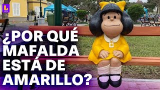 ¿Por qué la Mafalda de Lima está vestida de amarillo [upl. by Avilla]