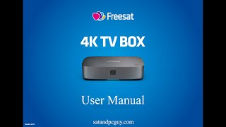 Freesat 4K TV Box Manual  Freesat 4k Set Top Box Manual and User Guide non recording version [upl. by Gavette]