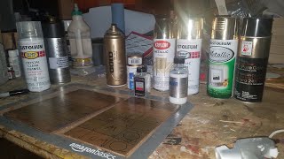 Gold Paint Tests Part 2  The results [upl. by Py]