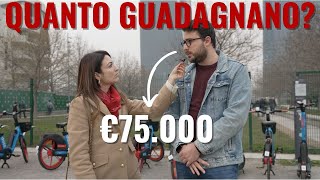 Quanto GUADAGNANO gli Italiani nel 2024 Milano  Piazza Gae Aulenti [upl. by Beauregard]