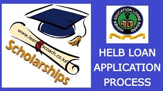 How To Apply HELB Loan As a First Time TVET Student [upl. by Lasley]